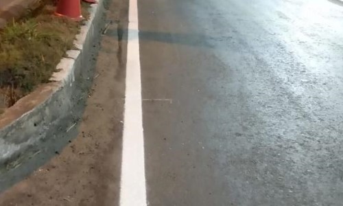 Trechos com asfaltamento já concluídos começam a receber sinalização em Volta Redonda